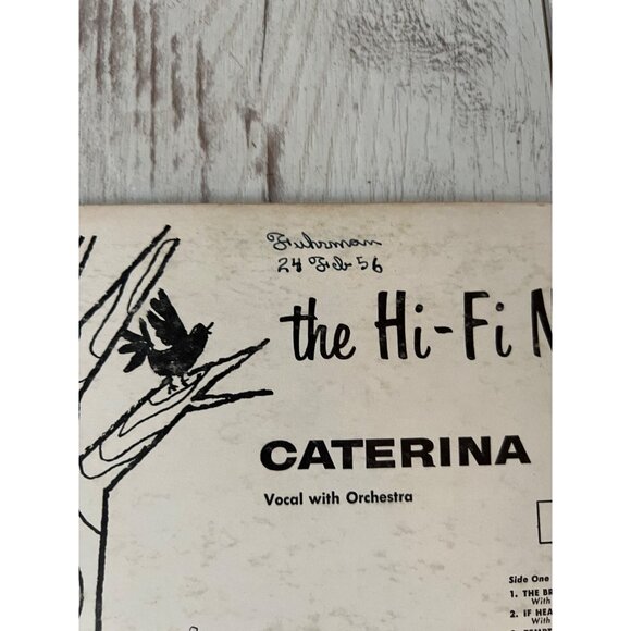 "The Hi-Fi Nightingale" Caterina Valente Vinyl Record DL 8203 Vintage Album - Picture 6 of 7